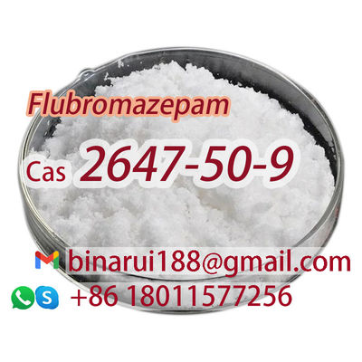 फ्लोब्रोमाज़ेपाम CAS 2647-50-9 7-ब्रोमो-5- ((2-फ्लोरोफेनिल) -1,3-डिहाइड्रो-1,4-बेंजोडायजेपिन-2-ऑन