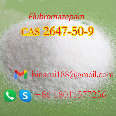 फ्लोब्रोमाज़ेपाम CAS 2647-50-9 7-ब्रोमो-1,3-डिहाइड्रो-5- ((2-फ्लोरोफेनिल) -2H-1,4-बेंजोडायजेपिन-2-ओन