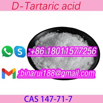CAS 147-71-7 D-Tartaric एसिड C4H6O6 (2S,3S) -Tartaric एसिड खाद्य ग्रेड