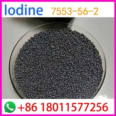 आयोडीन CAS 7553-56-2 आणविक आयोडीन क्रिस्टल तैयार स्टॉक