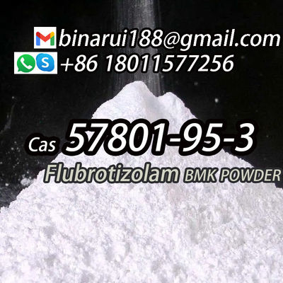 फ्लुब्रोटीज़ोलाम पाउडर CAS 57801-95-3 2-ब्रोमो-4- ((2-फ्लोरोफेनिल) -9-मेथिल-6एच-थियोनो[3,2-f]