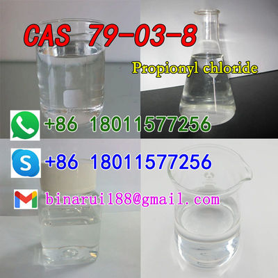 Cas 79-03-8 प्रोपियोनिल क्लोराइड C3H5ClO दवा उच्च गुणवत्ता ग्रेड