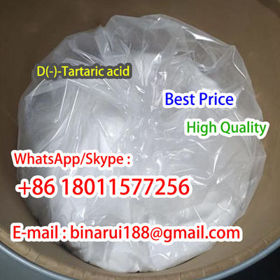 Cas 147-71-7 D-Tartaric एसिड C4H6O6 Tartaric एसिड खाद्य योज्य