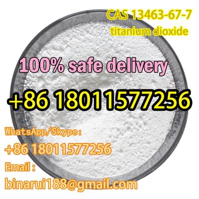 CAS 13463-67-7 O2Ti टाइटेनियम डाइऑक्साइड / टाइटेनियम ((IV) ऑक्साइड एनाटेज पाउडर तैयार स्टॉक