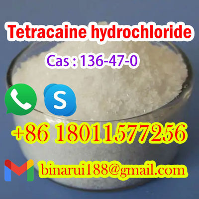 CAS 136-47-0 टेट्राकेन हाइड्रोक्लोराइड / टेट्राकेन एचसीएल टेट्राकेन एचसीएल फार्मास्युटिकल कच्चे माल